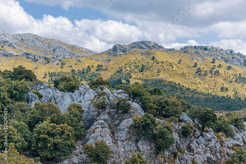 Sierra de Tramuntana mountains on Mallorca island