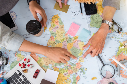 travel vacation tourism map planing - travel plan