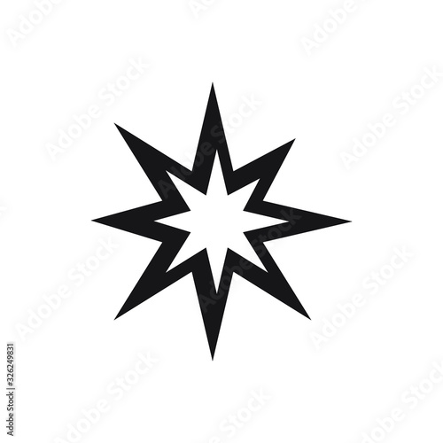 Explosion icon design. vector illustration