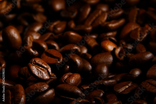 Coffee beans texture