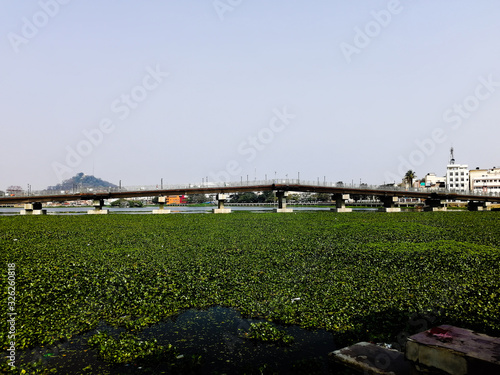 Wallpaper Mural Bridge over lake Torontodigital.ca