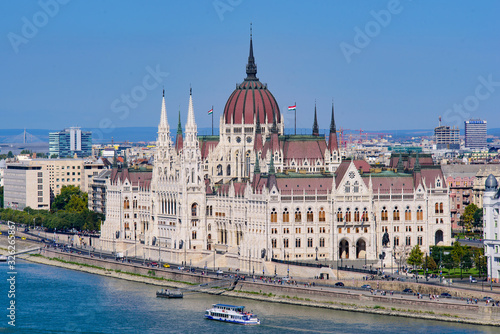 Photography Hungarian Parliament Building on the banks of the Danube, Budapest, Hungary