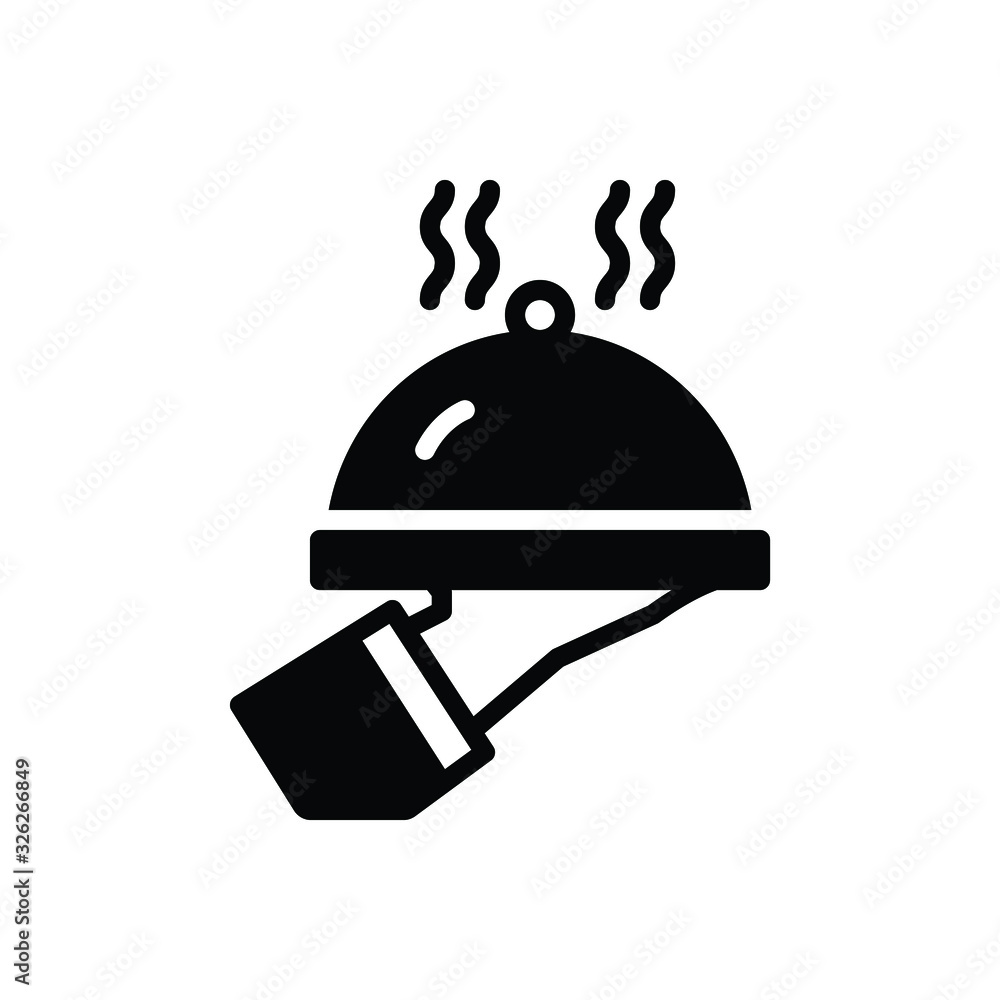 Black solid icon for serve Black solid icon for serve