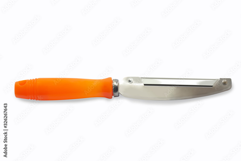 Peeler on a white background,with clipping path Peeler on a white background,with clipping path