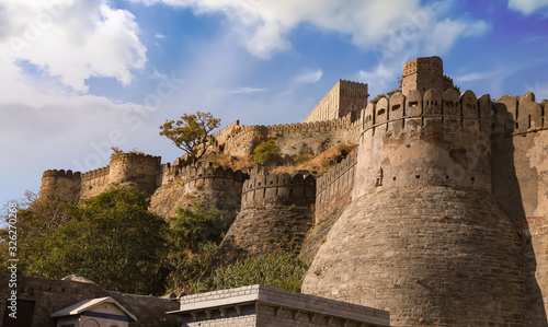 Kumbhalgarh Fort is a Mewar fortress on the westerly range of Aravalli Hills, near Udaipur of Rajasthan state in western India.