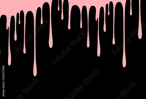 paint dripping on white background