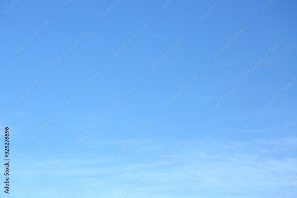 Fototapeta premium air on blue sky, clear weather day background