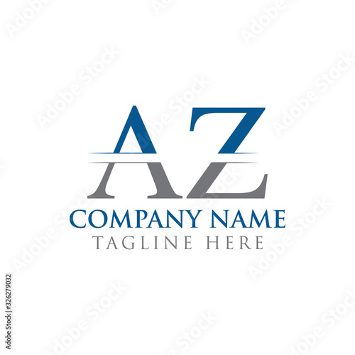 Free Download Initial AZ Letter Logo With Creative Modern Business Typography Vector Template. Creative Abstract Letter AZ Logo Design - GFXLoad