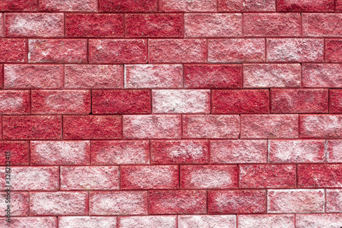 pink red brick wall texture background. Abstract background for business cards and covers. Template or mock up