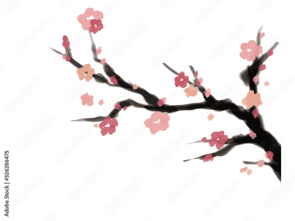 Fototapeta premium 桜 花 枝