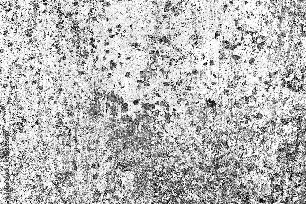 Texture of a concrete wall with cracks and scratches which can be used as a background