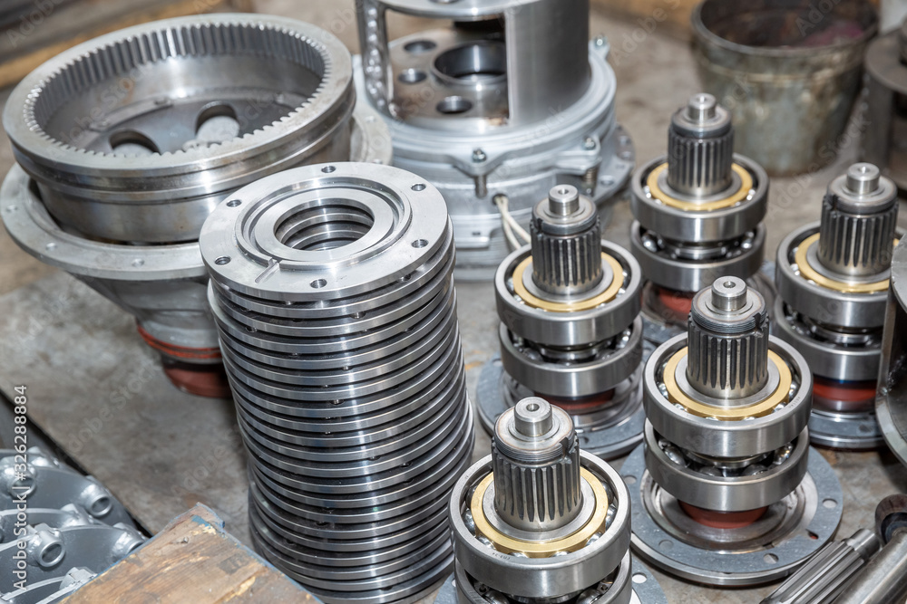 stacks of steel parts in the Metalworking industry