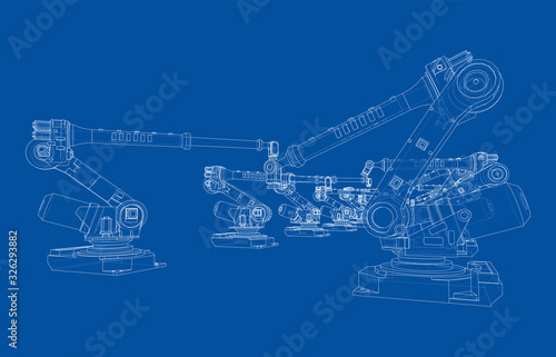 A industral robots manipulators