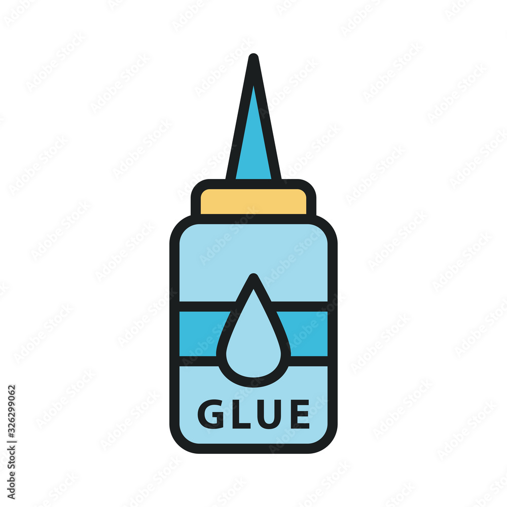 Glue icon or symbol vector design templates Glue icon or symbol vector design templates