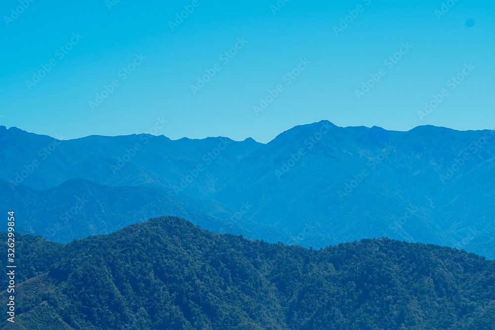 Beautiful landscape view of the Talamanca Mountain range in Costa Rica Beautiful landscape view of the Talamanca Mountain range in Costa Rica