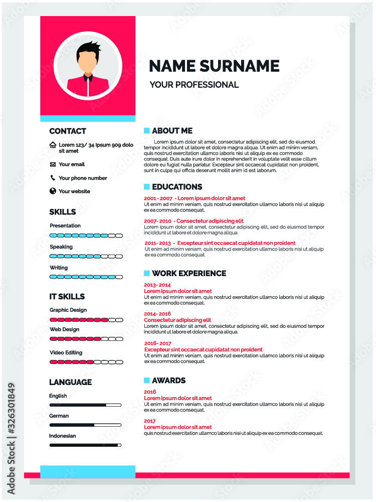 best resume template design vector for job vacancy best resume template design vector for job vacancy