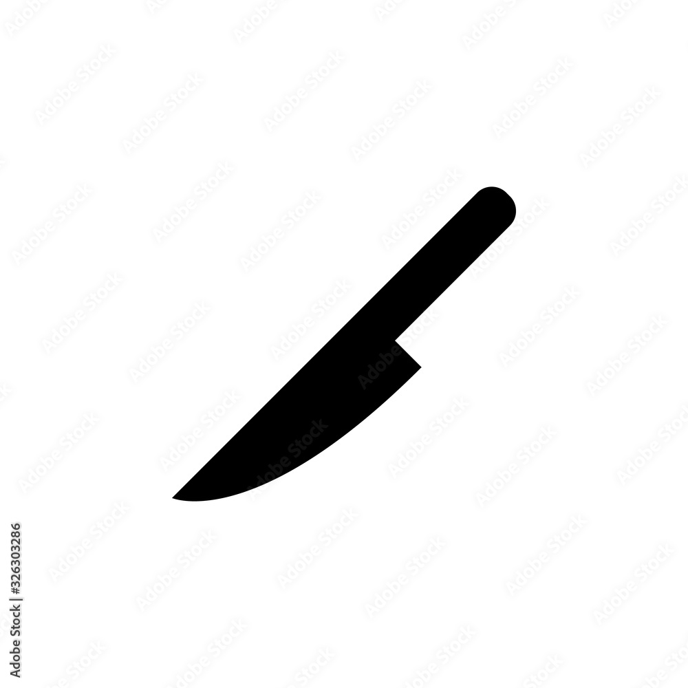 knife icon. Simple glyphvector of ban set for UI and UX, website or mobile application knife icon. Simple glyphvector of ban set for UI and UX, website or mobile application