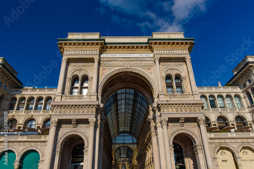 Galleria Vittorio Emanuele II in Milan, Italy's oldest shopping mall © momo11353
