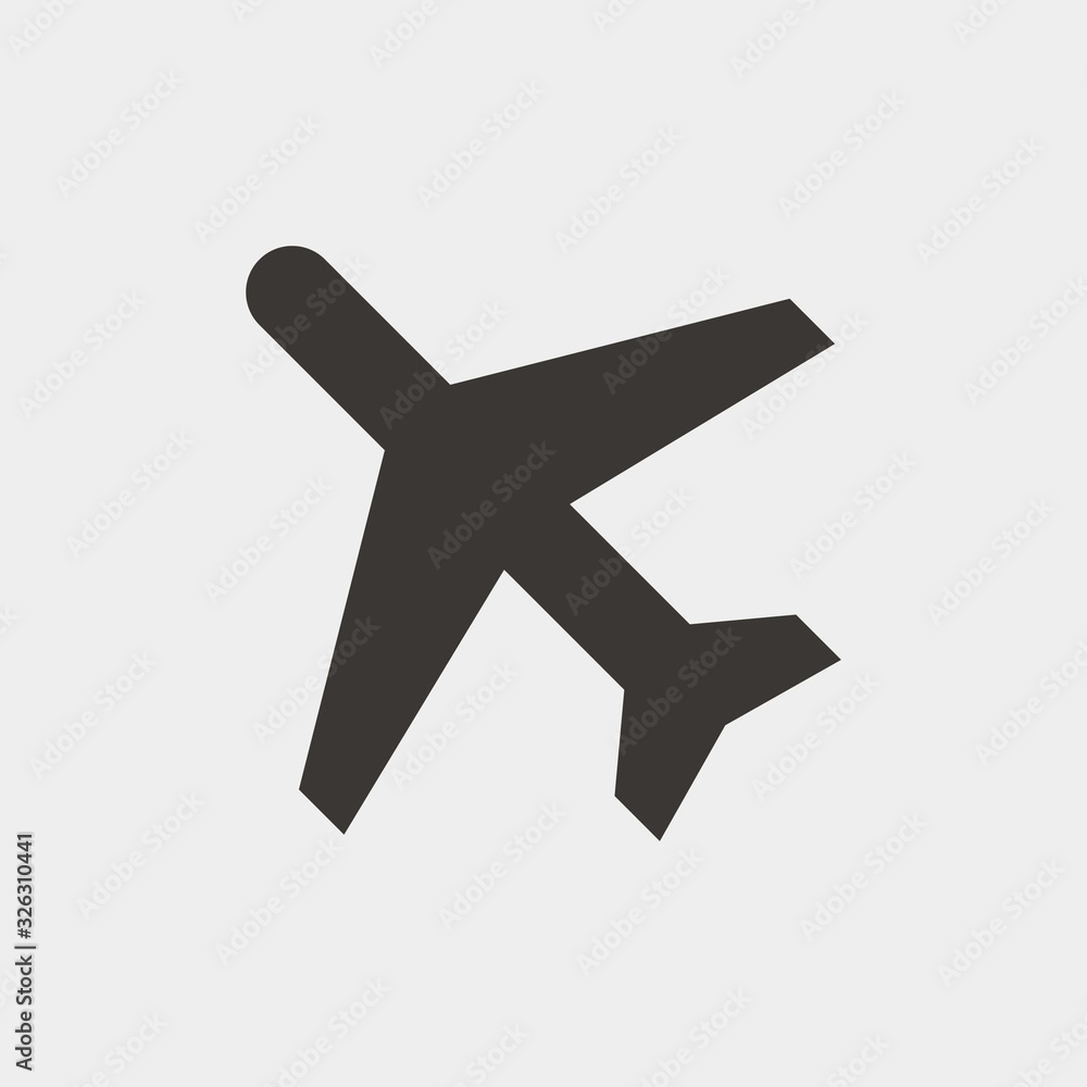 airplane icon vector illustration and symbol for website and graphic design airplane icon vector illustration and symbol for website and graphic design