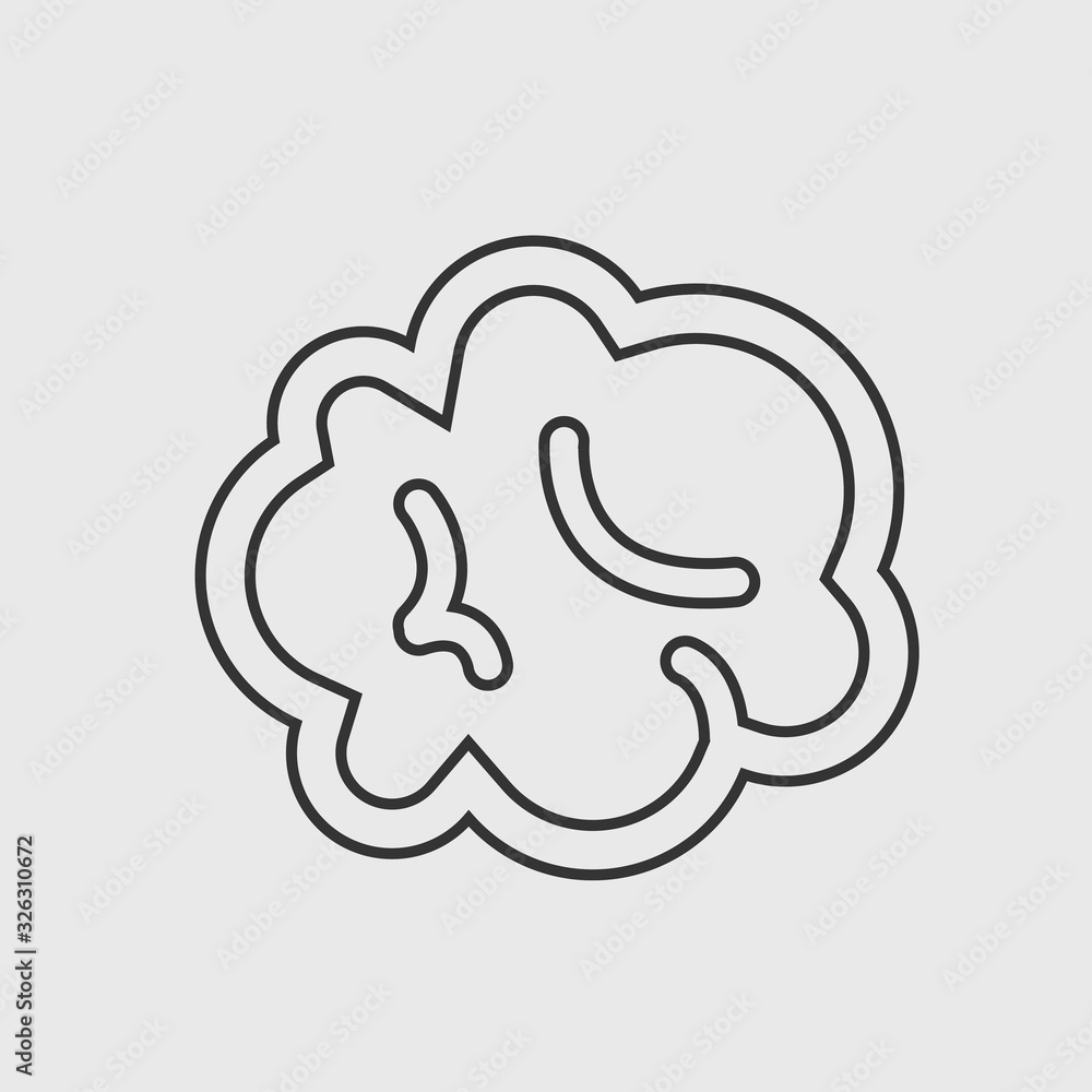 brain icon vector illustration and symbol for website and graphic design brain icon vector illustration and symbol for website and graphic design