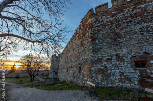 Castle of Siklos on a sunny winter day.