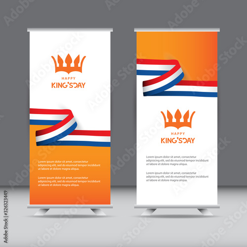 Happy King's Day Celebration Vector Template Design Illustration
