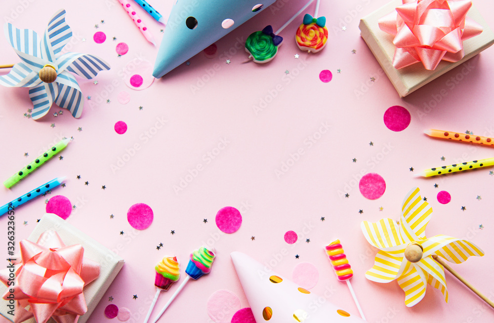 Happy birthday or party background Happy birthday or party background