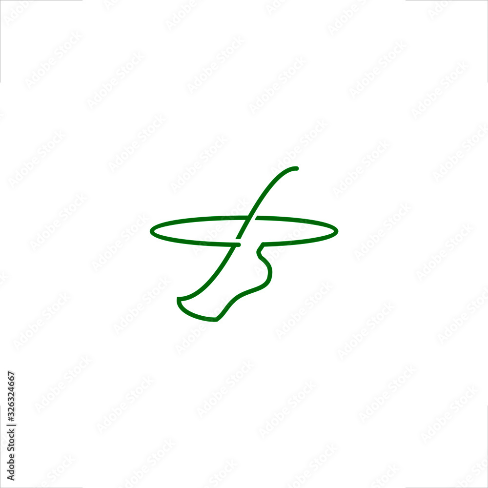 Foot logo care revitalise design Foot logo care revitalise design