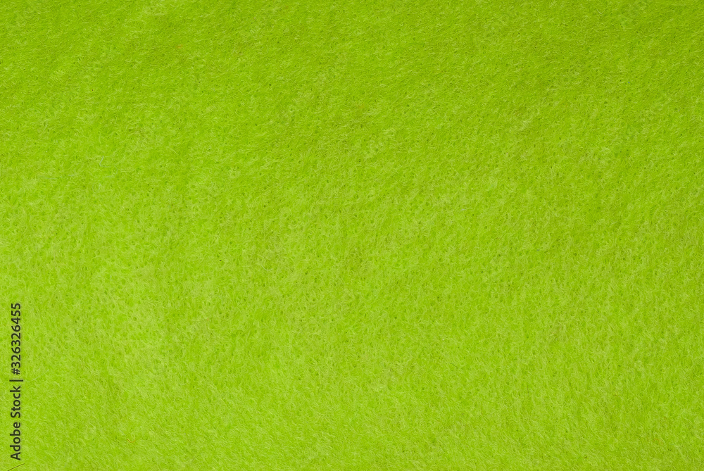 Obraz premium texture of the light green background of the fleecy fabric