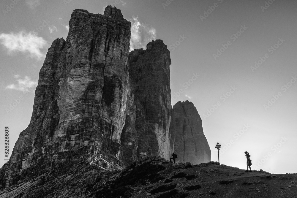 Tre cime di Lavaredo, Dolomiti BW