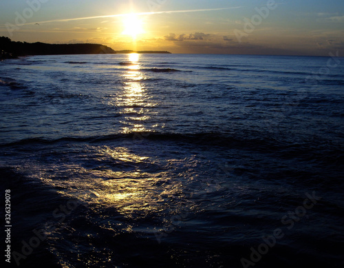 Sunset on the baltic sea