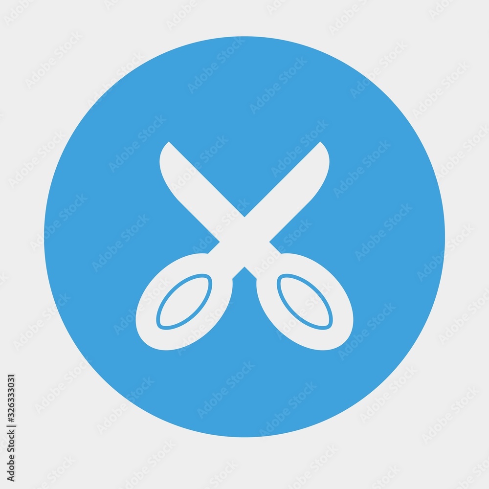 scissors icon vector illustration and symbol for website and graphic design scissors icon vector illustration and symbol for website and graphic design