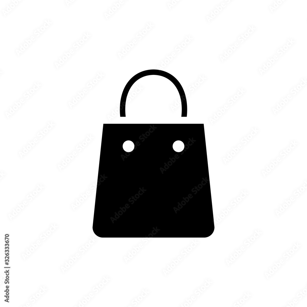 bag shopping icon vector bag shopping icon vector