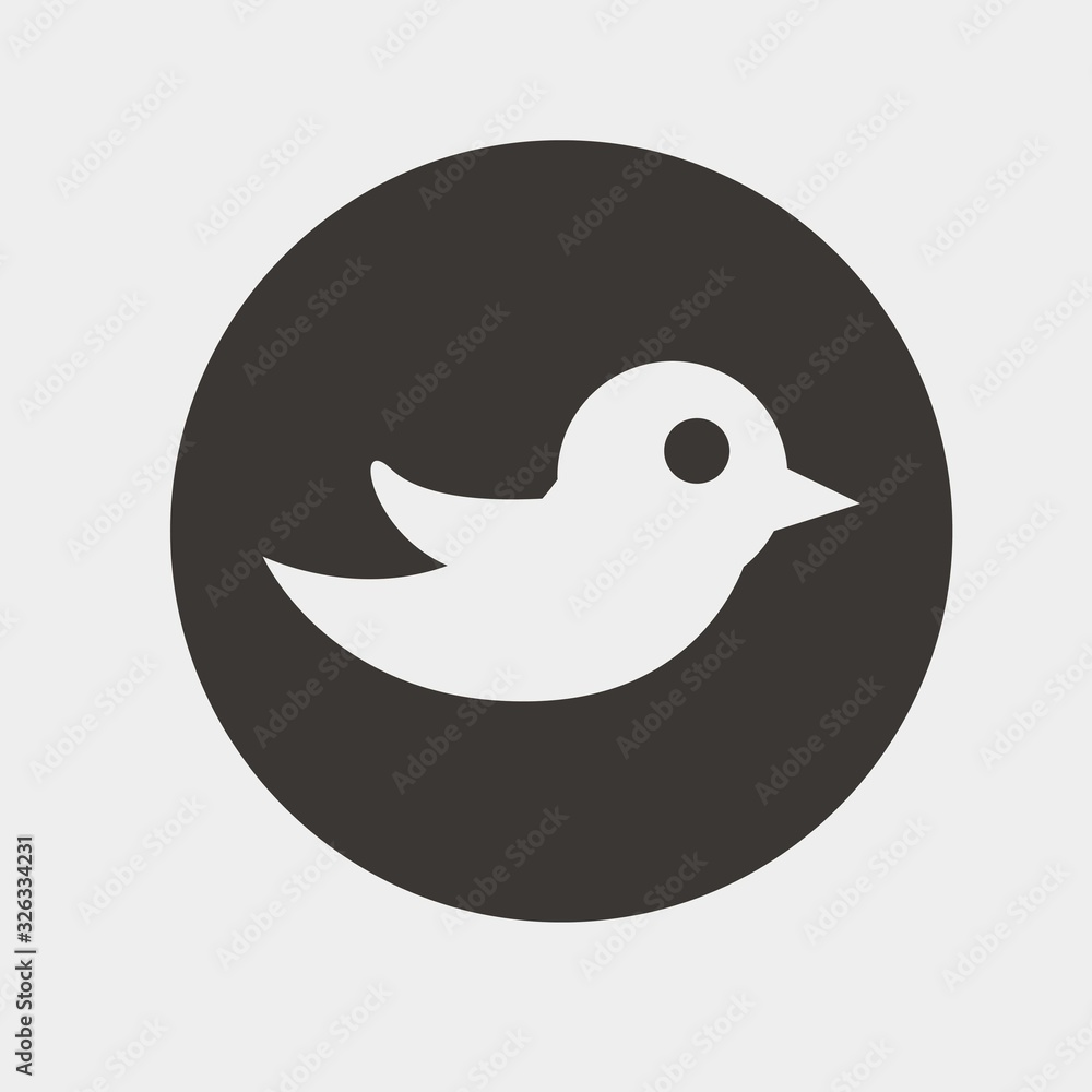 bird icon vector illustration and symbol for website and graphic design bird icon vector illustration and symbol for website and graphic design