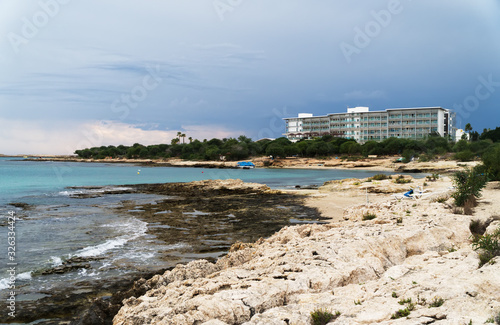 Landa Beach in Ayia Napa, Cyprus. photo