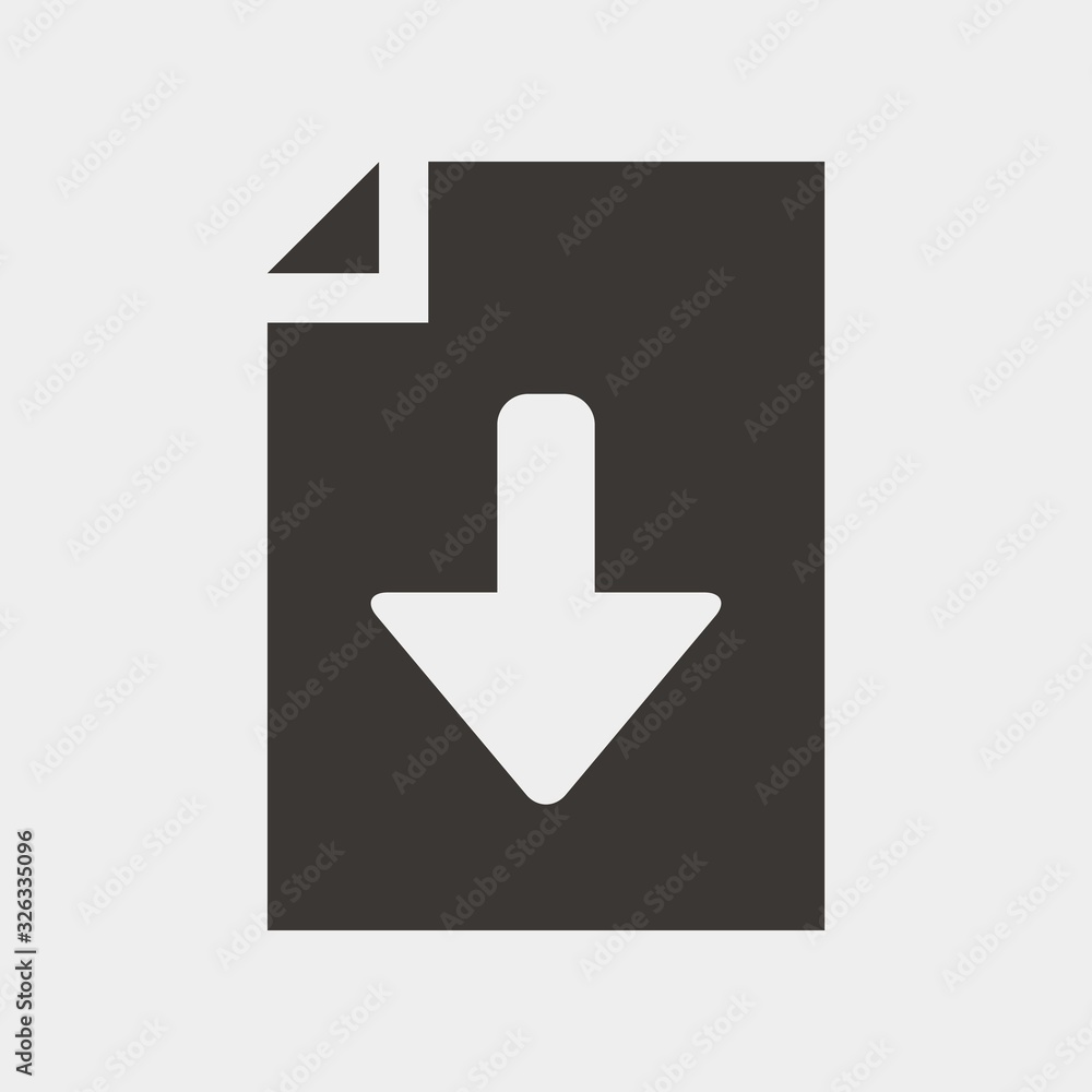 download file icon vector illustration and symbol for website and graphic design download file icon vector illustration and symbol for website and graphic design
