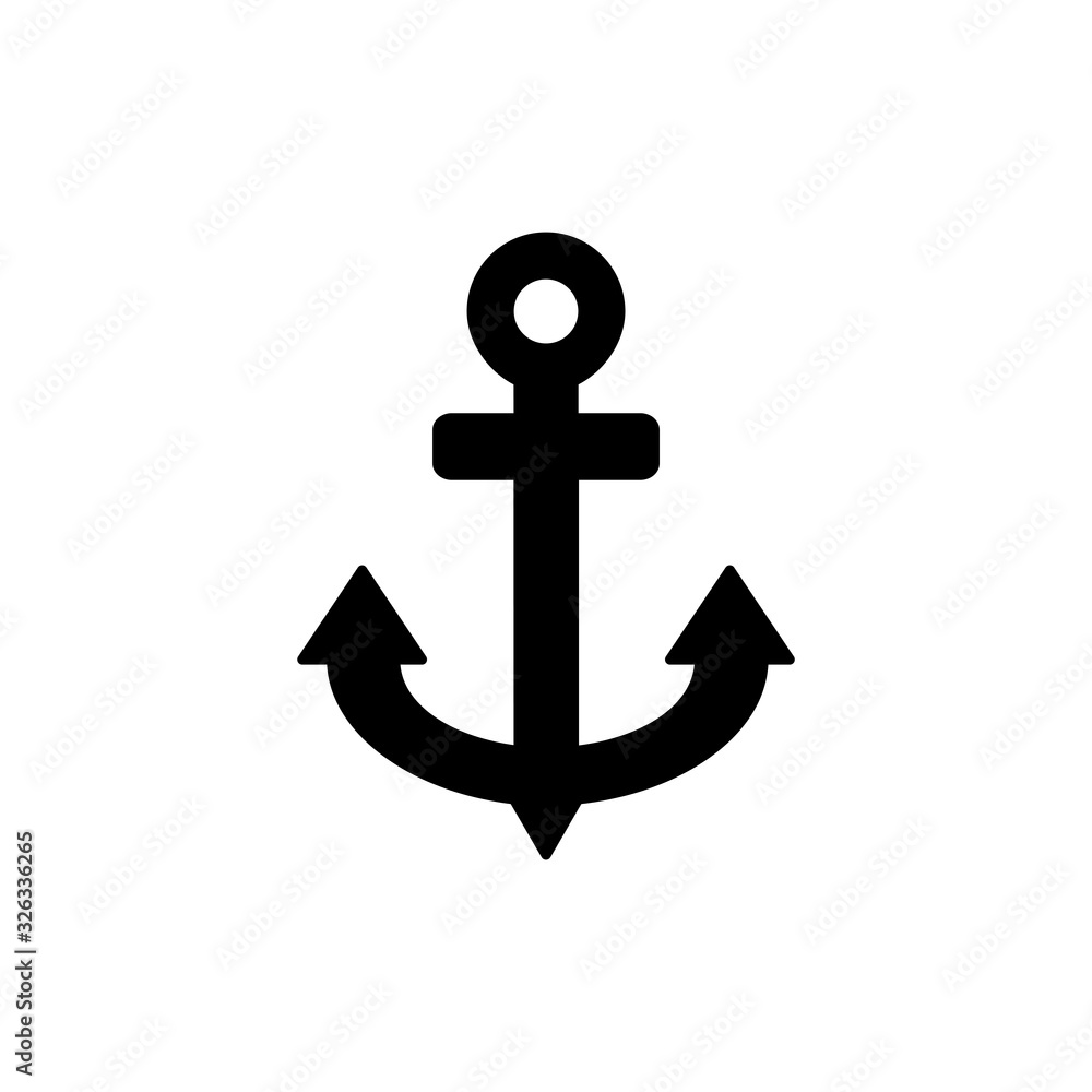 anchor icon design vector template anchor icon design vector template