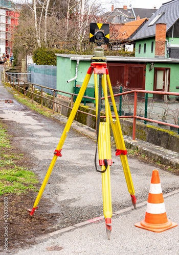 Vermessung einer Baustelle