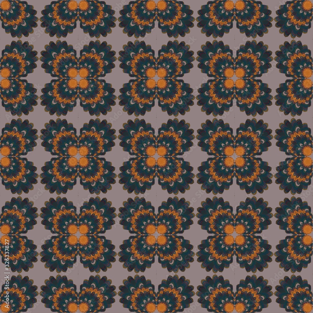  abstract flower design pattern seamless surface