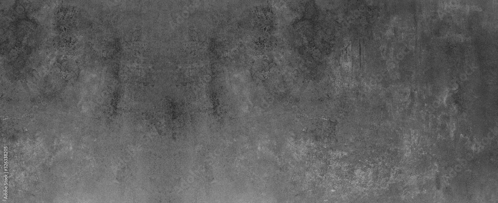Fototapeta premium black stone concrete texture background anthracite banner panorama