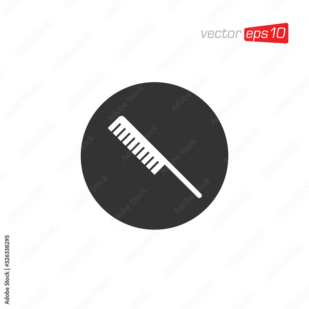 Barbershop Icon Logo Design Vector