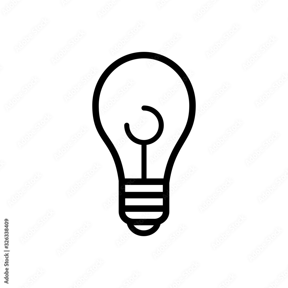 bulb icon design vector template bulb icon design vector template