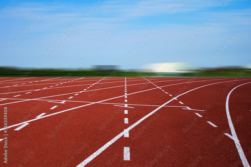 Fototapeta premium running track in the stadium