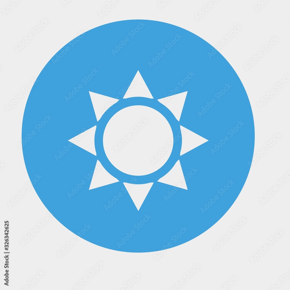 sun icon vector illustration and symbol for website and graphic design sun icon vector illustration and symbol for website and graphic design