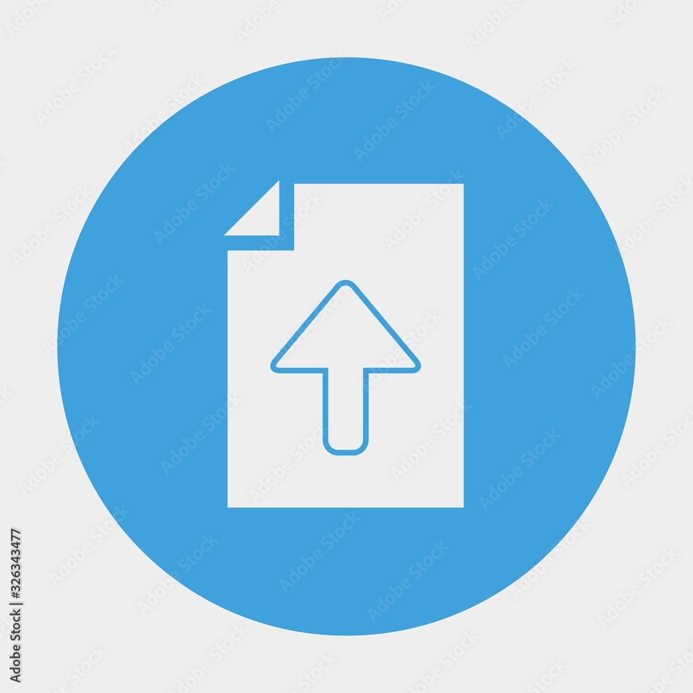 upload file icon vector illustration and symbol for website and graphic design upload file icon vector illustration and symbol for website and graphic design