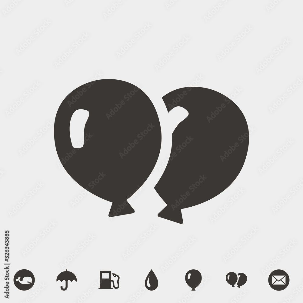 balloons icon vector illustration and symbol for website and graphic design balloons icon vector illustration and symbol for website and graphic design