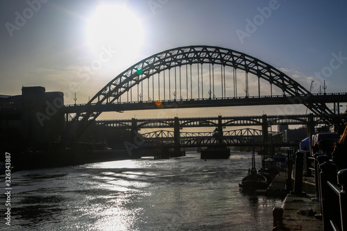 Fototapeta Naklejka Na Ścianę i Meble -  Newcastle Tyne Bridge