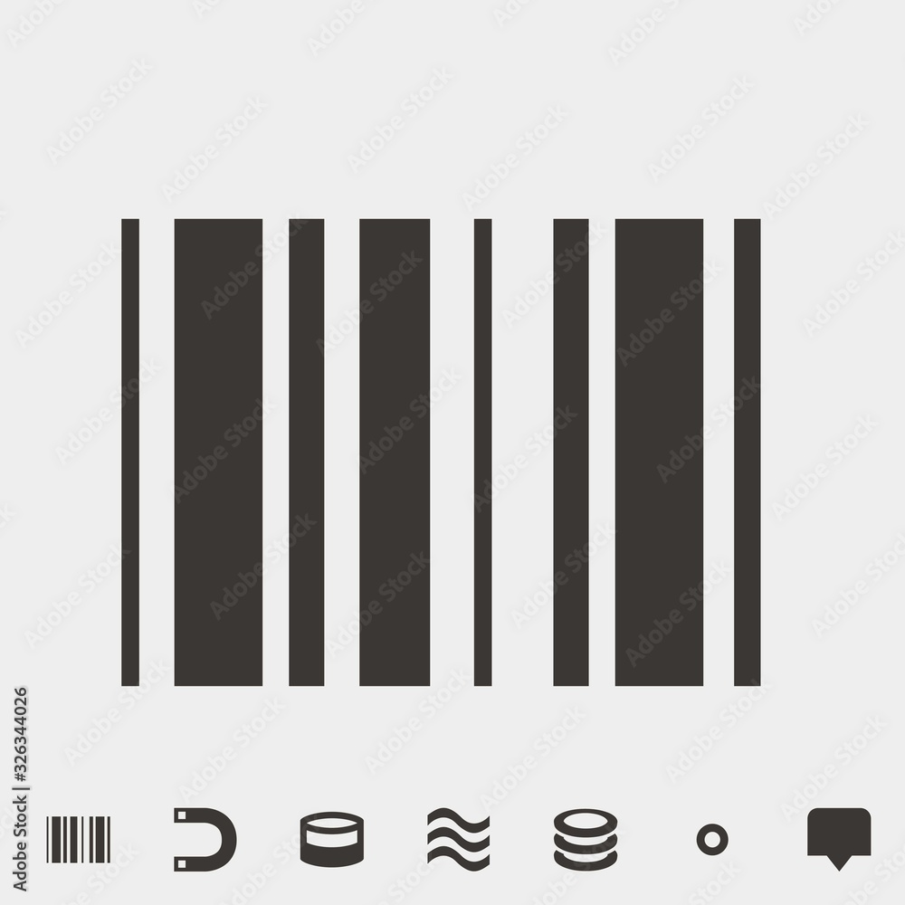 bar code icon vector illustration and symbol for website and graphic design bar code icon vector illustration and symbol for website and graphic design