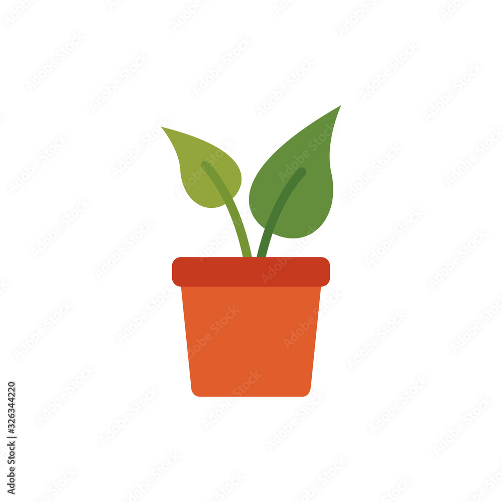 house plant cultivating flat style house plant cultivating flat style