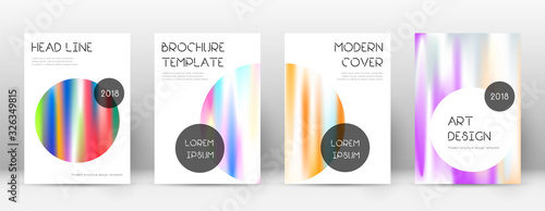 Flyer layout. Trendy ecstatic template for Brochur